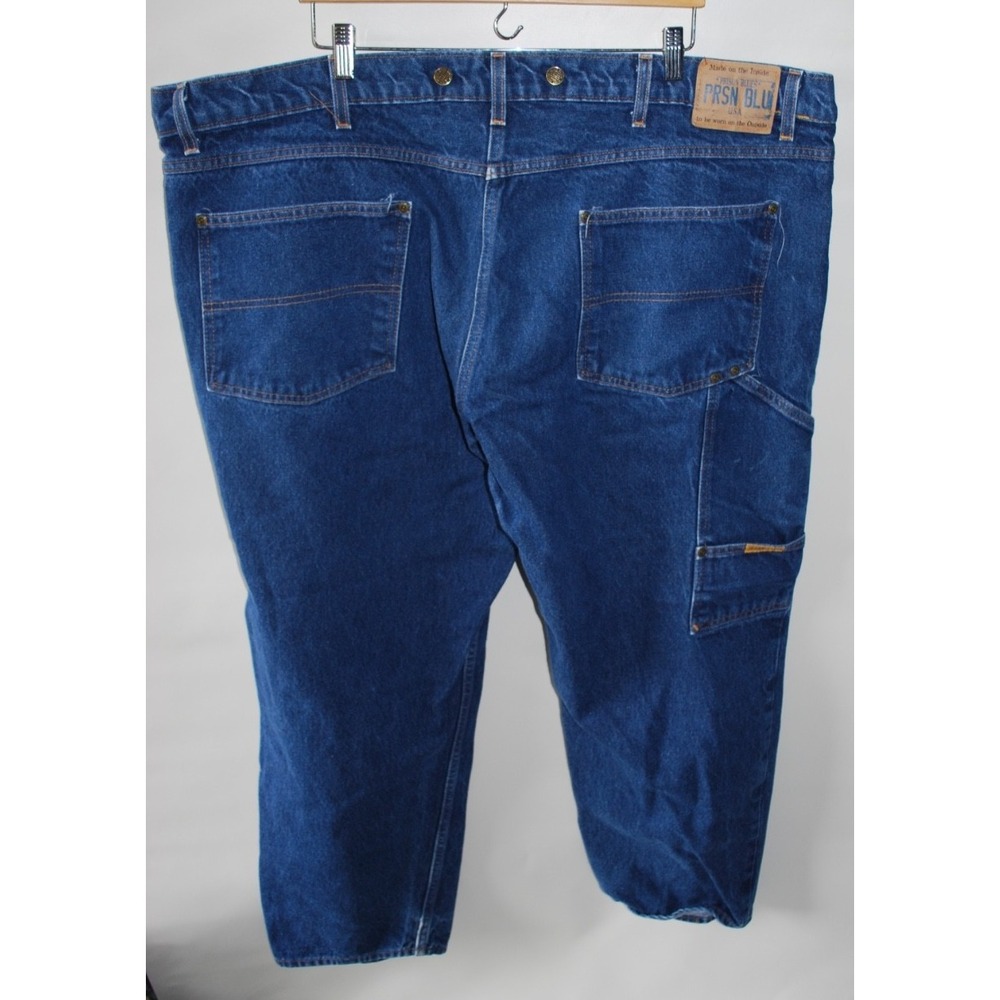 Prison Blues Men's Work Jeans 52x30 Straight Leg – Made in USA – Used, Wear - Picture 5 of 6